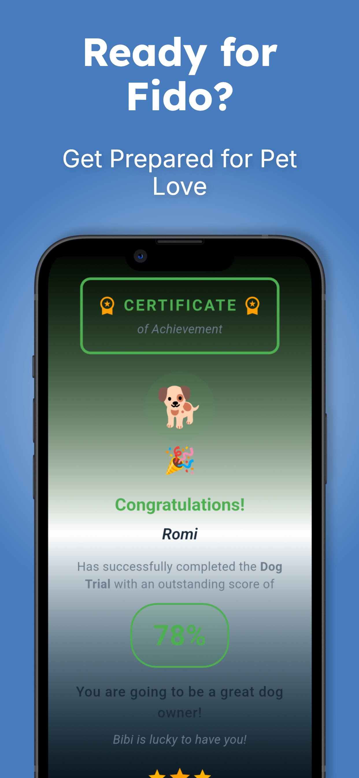 Pet Trial app - Analytics dashboard